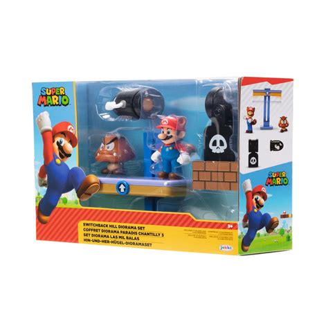 Jkks Pacific Super Mario Diorama Set Switchback Hill Jakks Pacific