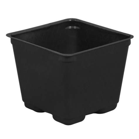 Square Plastic Pots Gro Pro Hydrotek Hydroponics