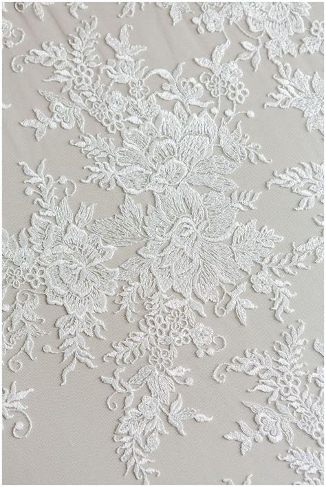 L17 150 Romantic Flower Lace Fabric Wedding Dress Lace Fabric Bridal Flower Lace Sequin