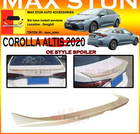 TOYOTA COROLLA ALTIS 2020 OE SPOILER DUCKTAIL ORIGINAL FACTORY STYLE