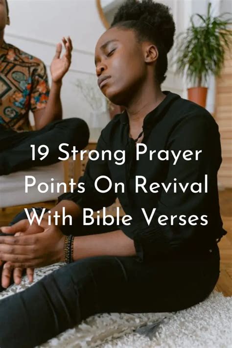 Strong Prayer Points On Revival With Bible Verses Faith Victorious