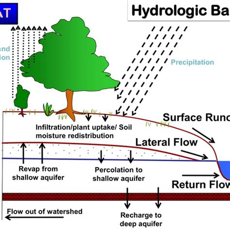 Schematic Representation Of The Hydrologic Cycle In Swat Semlali Et