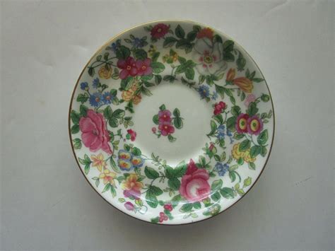 CROWN STAFFORDSHIRE Floral Saucer FINE BONE CHINA Reg PN 622 733 EBay