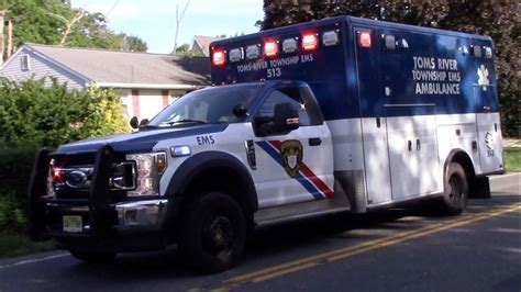 Toms River TWP EMS Ambulance 513 Responding 8 16 22 YouTube