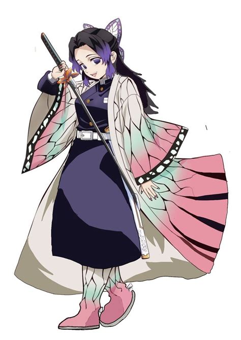 Kocho Shinobu Kimetsu No Oficial Art Personagens De Anime