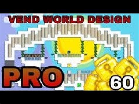 How To Build Pro Vend World Design On Budget 60 WLs Growtopia YouTube