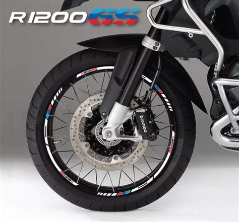 BMW R1200 GS Motorrad Stickers Rim Streifen Felgen Aufkleber R1200GS