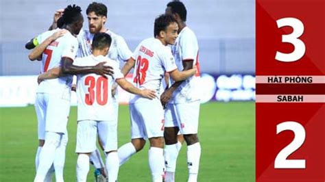 VIDEO bàn thắng Hải Phòng vs Sabah 3 2 Vòng bảng AFC Cup 2023 24