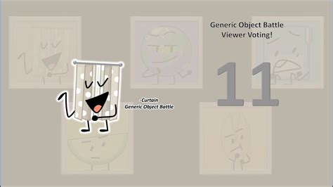 Generic Object Battle Viewer Voting 11 YouTube