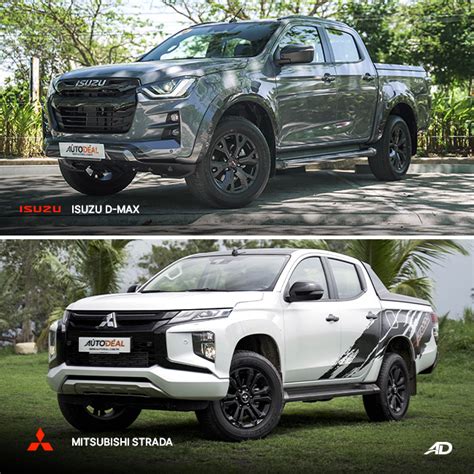 Head To Head Isuzu D Max Vs Mitsubishi Strada Autodeal