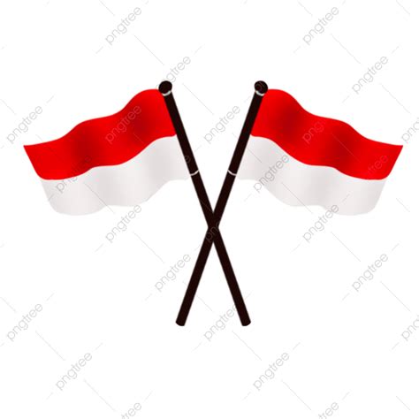 indonesian flag  stick indonesian flag flag red png