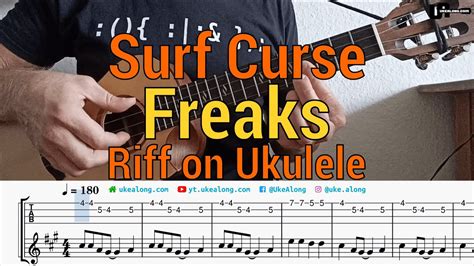 Surf Curse Freaks Guitar Riff On Ukulele Play Along With Tabs YouTube