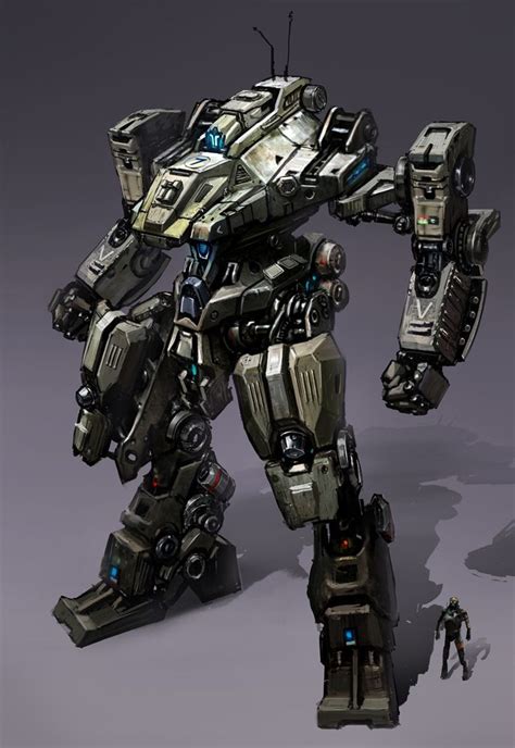 Golem Mech By Waza8i On Deviantart Mech Big Robots Armor Concept