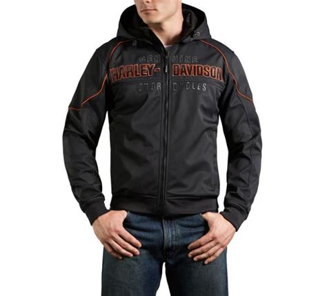 Harley Davidson Mens Idyll Windproof Soft Shell Jacket