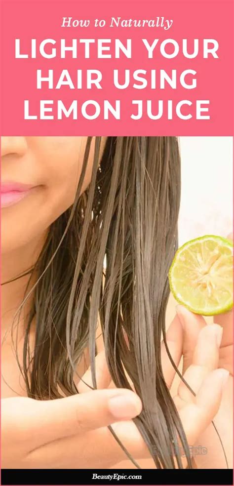 How To Use Lemon Juice To Lighten Hair Naturally