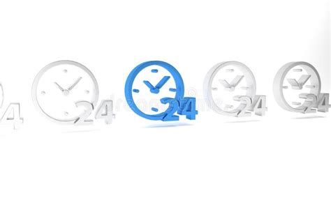 White 24 Clock Stock Illustrations 9681 White 24 Clock Stock