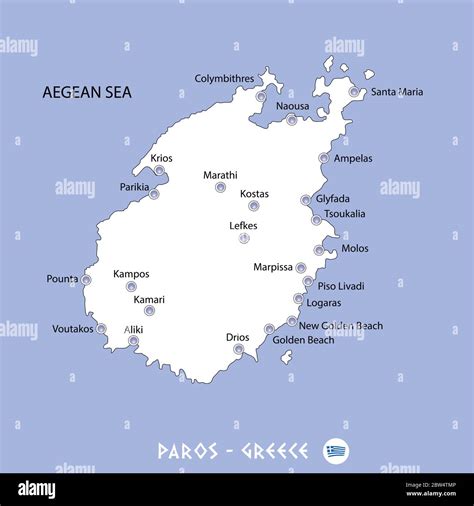 Paros map Fotos und Bildmaterial in hoher Auflösung Alamy