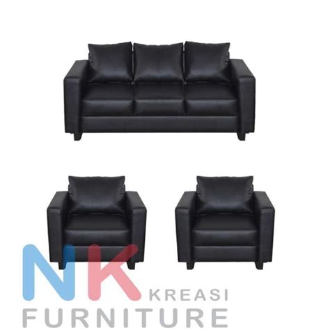 Promo Sofa Set Kursi Ruang Tamu Kantor Minimalis 3 1 1 Seater Diskon 20