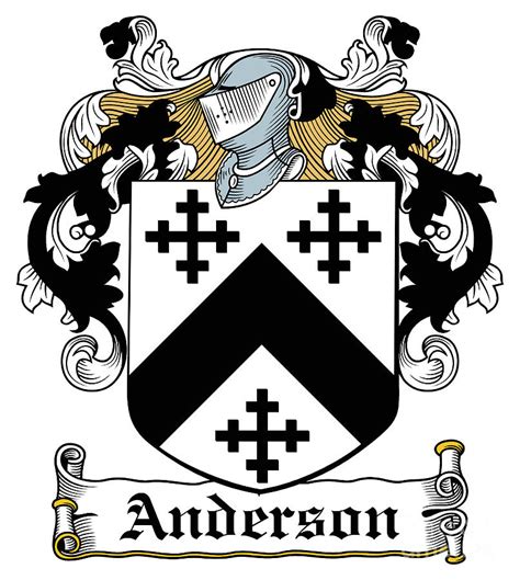 Anderson Coat of Arms Ireland Digital Art by Heraldry | Pixels