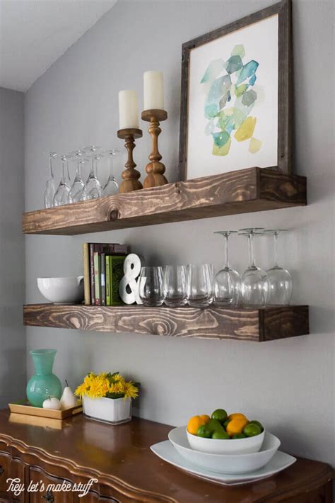 45 Best DIY Floating Shelf Ideas And Designs For 2023