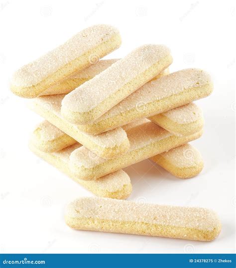 Ladyfinger Biscuits for Tiramisu Stock Image - Image of closeup, line: 24378275