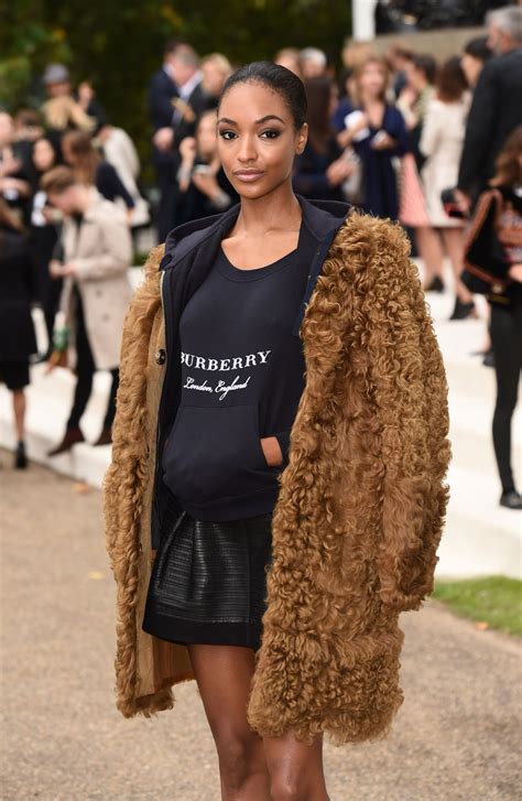 Jourdan Dunn At Burberry Prorsum Fashion Show In London 09212015 Hawtcelebs