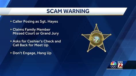 Alamance County Sheriffs Office Warn Of Scam Caller Impersonating