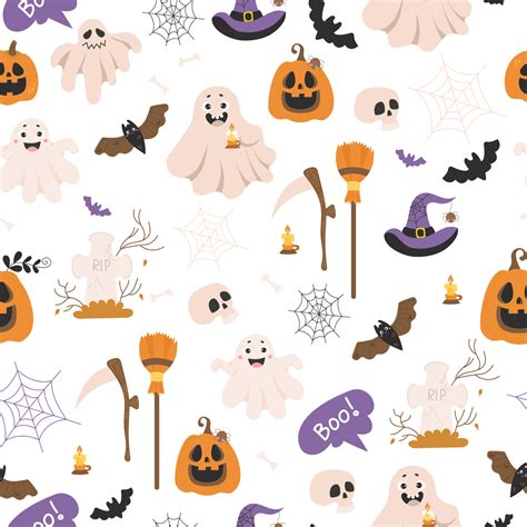 Cute halloween background 11677244 Vector Art at Vecteezy