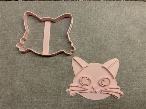 Stl File 🐱🍪 Cat Head Cookie Cutter 🐱🍪・3d Printer Model To Download・cults