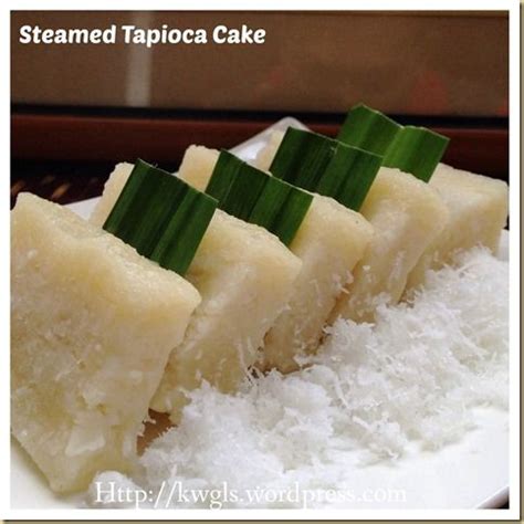 My Mums Tapioca Cakesteamed Tapioca Cake Or Kuih Ubi Kayu