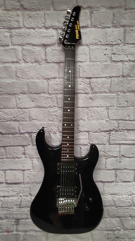 Vintage 1984 Kramer Focus 2000 Original Floyd Rose Black Reverb