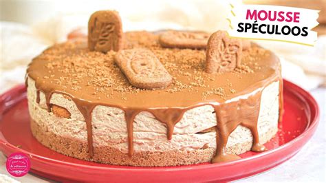 GÂTEAU MOUSSE SPÉCULOOS RECETTE SANS CUISSON YouTube