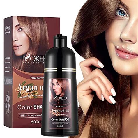 Chestnut Brown Hair Dye 16 9 Fl Oz Argan Oil Chestnut Brown Hair Shampoo 3 In 1 Hair Dye