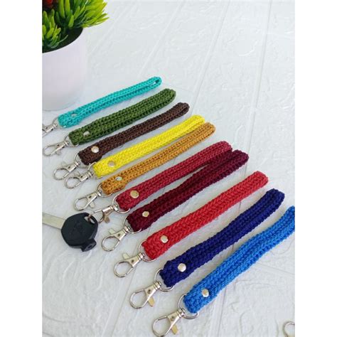 Jual TALI RAJUT DOMPET TALI TAS RAJUT CHARM GANTUNGAN KUNCI KEYCHAIN