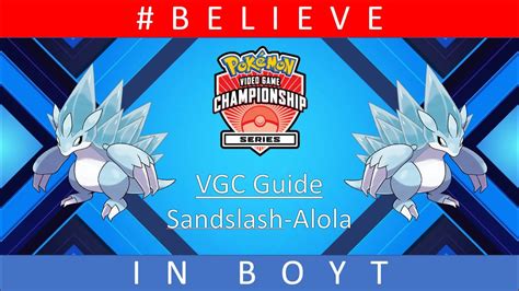 Alolan Sandslash Reg F VGC Guide By 3x Regional Champion YouTube