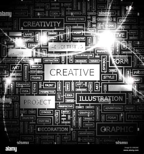 Creative Background Concept Wordcloud Illustration Print Concept Word