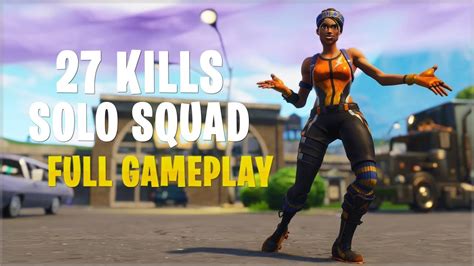 Kills Solo Squads Console Fortnite Gameplay Youtube