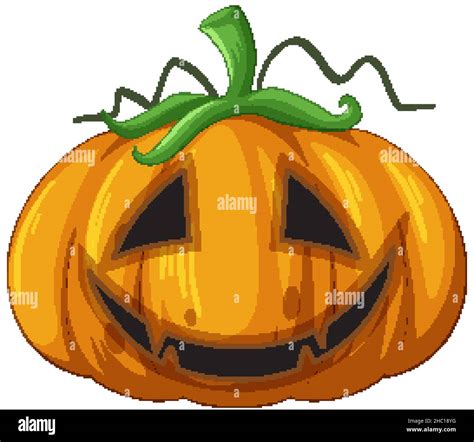 Jack Olantern Halloween Pumpkin Illustration Stock Vector Image And Art