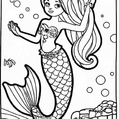 31 Desenhos De Barbie Sereia Para Imprimir E Colorir Pintar