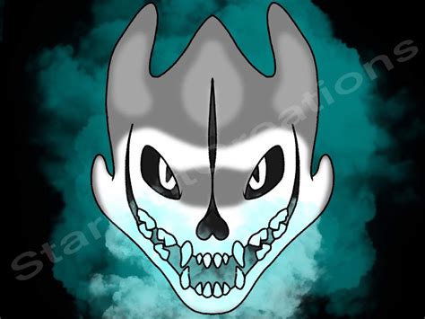 Really cool Gaster Blaster that i drew | .AnimeChat. Amino