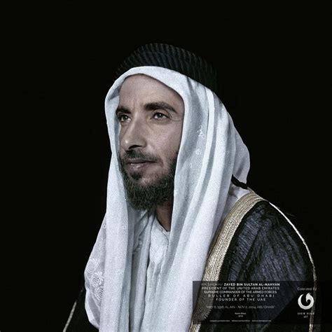 Colorizing Old Portrait For Hh Sheikh Zayed Bin Sultan Al Nahyan