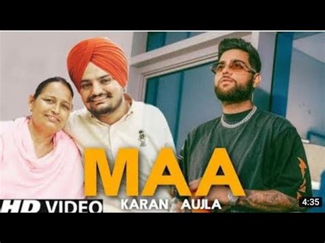 Maa Tribute To R I P Sidhu Moose Wala Maa Baap Karan Aujla Tribute