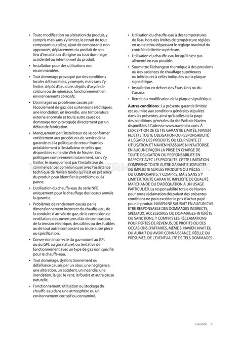 Navien Npe 240a Water Heater Users Information Manual Water Heater