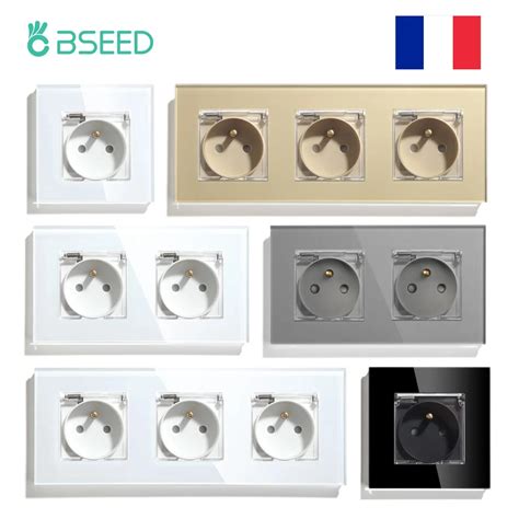 Французские одиночные розетки питания BSEED | AliExpress