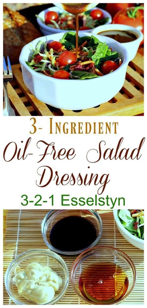 Oil Free Salad Dressing Esselstyn 3 2 1 EATPLANT BASED Recipes