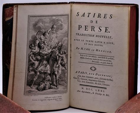 Satires De Perse Traduction Nouvelle Avec Le Texte Latin C T Et