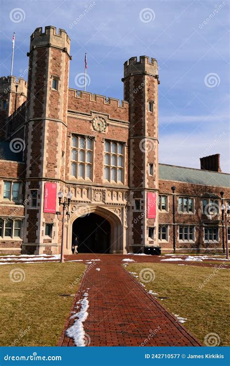 Brookings Hall On The Campus Of Washington University Editorial