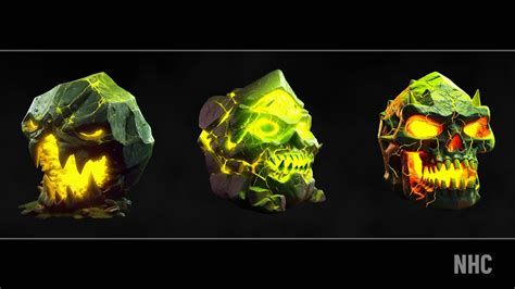 ArtStation - NHC - Dark Magic Rock Pack 1 | Game Assets