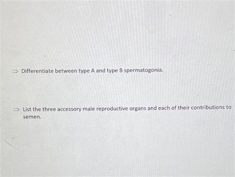 Solved Trace The Path Of Sperm From Spermatogenesis Until Chegg