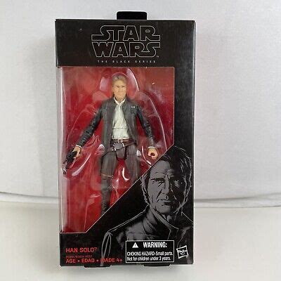 STAR WARS Hasbro The Force Awakens Black Series 6 Han Solo Action